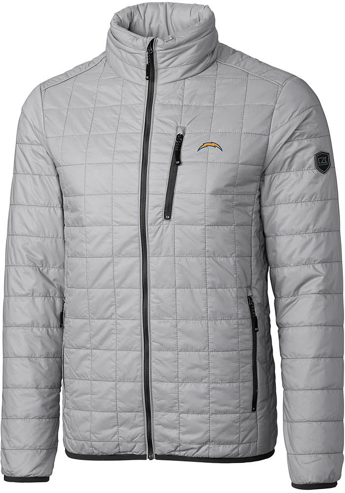 Cutter and Buck Los Angeles Chargers Mens Rainier PrimaLoft Big Tall Lined Jacket