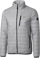 Cutter and Buck Los Angeles Chargers Mens Rainier PrimaLoft Big Tall Lined Jacket