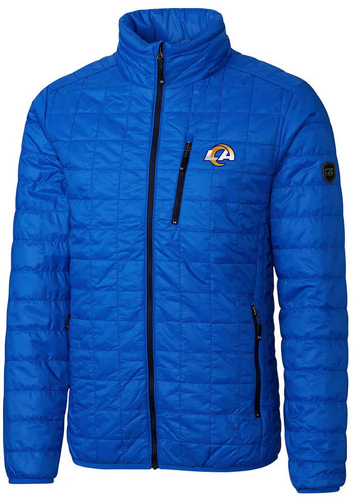 Cutter and Buck Los Angeles Rams Mens Rainier PrimaLoft Big Tall Lined Jacket
