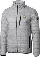 Cutter and Buck Minnesota Vikings Mens Grey Rainier PrimaLoft Big Tall Lined Jacket