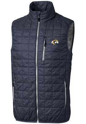 Cutter and Buck Los Angeles Rams Big Tall Rainier PrimaLoft Mens Vest