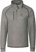 Cutter and Buck New Orleans Saints Mens Grey Mainsail Big Tall Qtr Zip