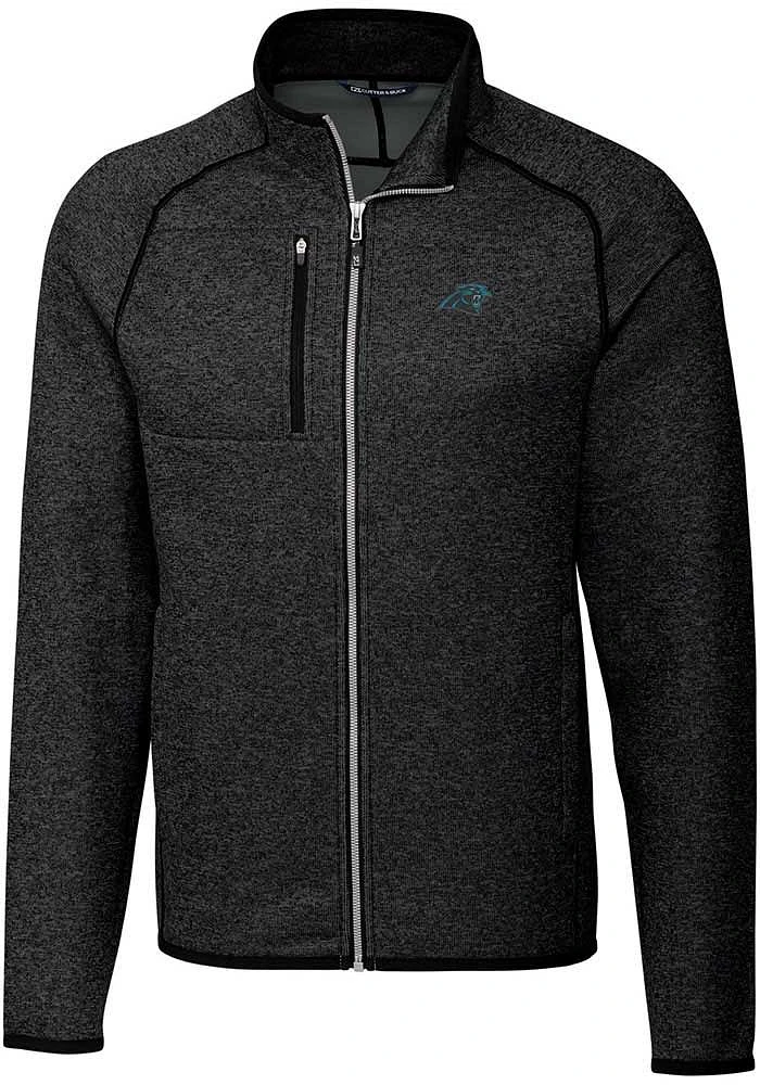 Cutter and Buck Carolina Panthers Mens Grey Mainsail Big Tall Light Weight Jacket