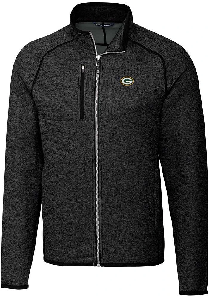 Cutter and Buck Green Bay Packers Mens Grey Mainsail Big Tall Light Weight Jacket