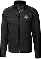 Cutter and Buck Miami Dolphins Mens Grey Mainsail Big Tall Light Weight Jacket