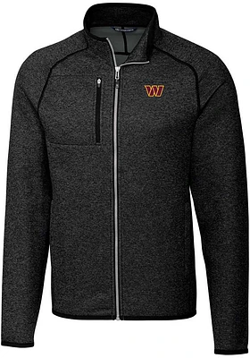 Cutter and Buck Washington Commanders Mens Grey Mainsail Big Tall Light Weight Jacket