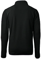 Cutter and Buck Baltimore Ravens Mens Black Cascade Sherpa Big Tall Qtr Zip