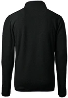 Cutter and Buck Los Angeles Rams Mens Black Cascade Sherpa Big Tall Qtr Zip