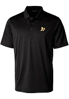 Cutter and Buck Oakland Athletics Mens Prospect Textured Short Sleeve Polo