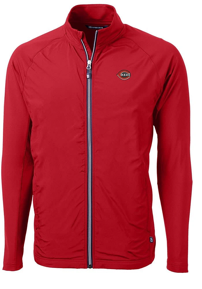 Cutter and Buck Cincinnati Reds Mens Red Adapt Medium Weight Jacket