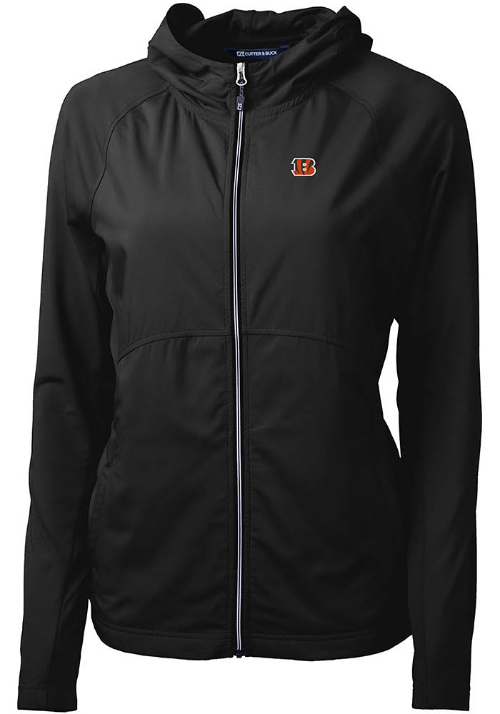 Cutter and Buck Cincinnati Bengals Womens Adapt Eco Light Weight Jacket