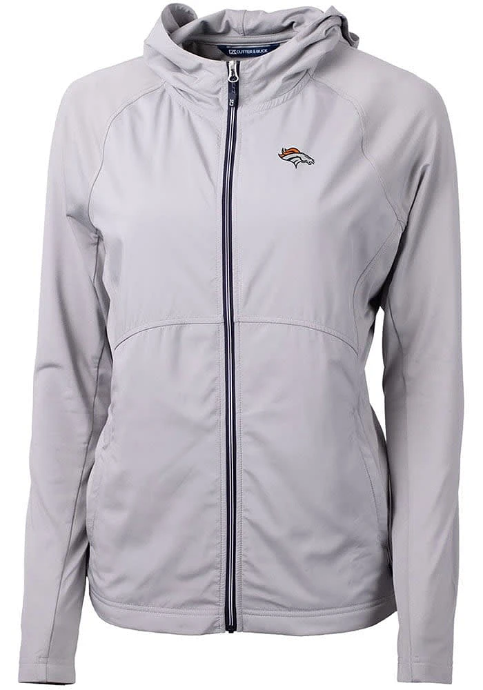 Cutter and Buck Denver Broncos Womens Adapt Eco Light Weight Jacket