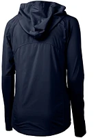 Cutter and Buck Miami Dolphins Womens Navy Blue Adapt Eco Light Weight Jacket