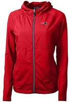 Cutter and Buck New England Patriots Womens Red Adapt Eco Light Weight Jacket