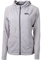Cutter and Buck Seattle Seahawks Womens Grey Adapt Eco Light Weight Jacket