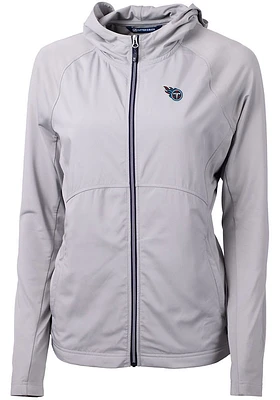 Cutter and Buck Tennessee Titans Womens Grey Adapt Eco Light Weight Jacket
