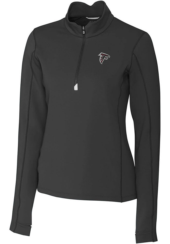 Cutter and Buck Atlanta Falcons Womens Traverse Qtr Zip