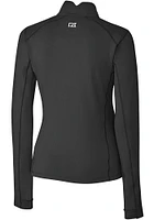 Cutter and Buck Carolina Panthers Womens Traverse Qtr Zip