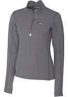 Cutter and Buck Denver Broncos Womens Traverse Qtr Zip