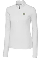 Cutter and Buck Green Bay Packers Womens Traverse Qtr Zip