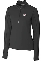 Cutter and Buck Kansas City Chiefs Womens Traverse Qtr Zip