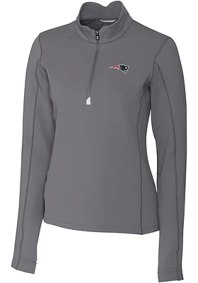 Cutter and Buck New England Patriots Womens Traverse Qtr Zip