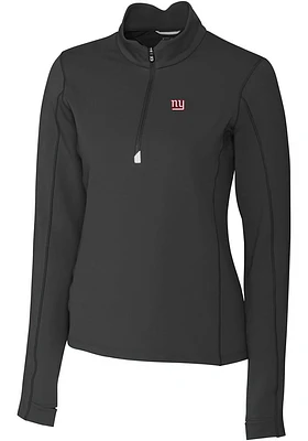 Cutter and Buck New York Giants Womens Traverse Qtr Zip
