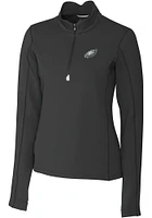 Cutter and Buck Philadelphia Eagles Womens Traverse Qtr Zip