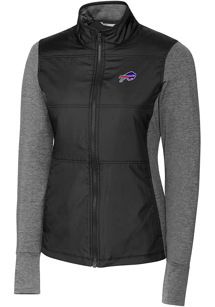 Cutter and Buck Buffalo Bills Womens Stealth Medium Weight Jacket