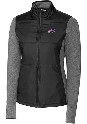 Cutter and Buck Buffalo Bills Womens Stealth Medium Weight Jacket
