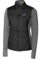 Cutter and Buck Buffalo Bills Womens Stealth Medium Weight Jacket