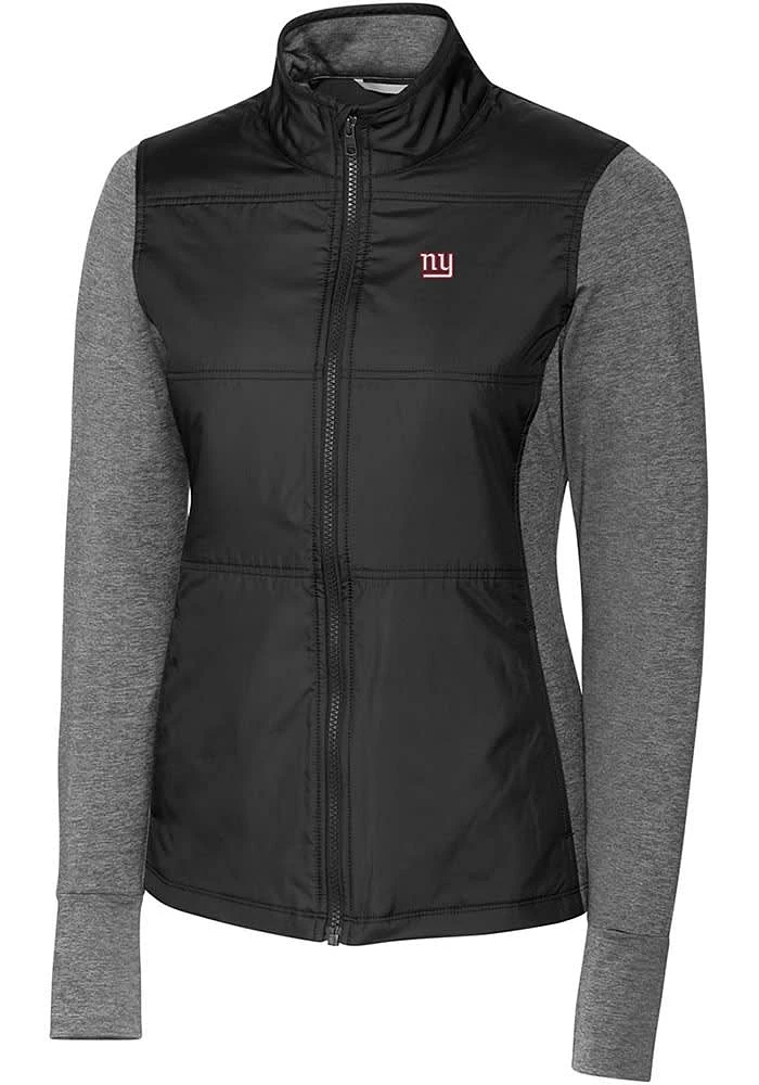 Cutter and Buck New York Giants Womens Stealth Medium Weight Jacket