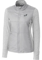 Cutter and Buck Philadelphia Eagles Womens Stealth Medium Weight Jacket