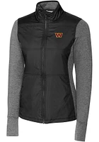 Cutter and Buck Washington Commanders Womens Stealth Medium Weight Jacket