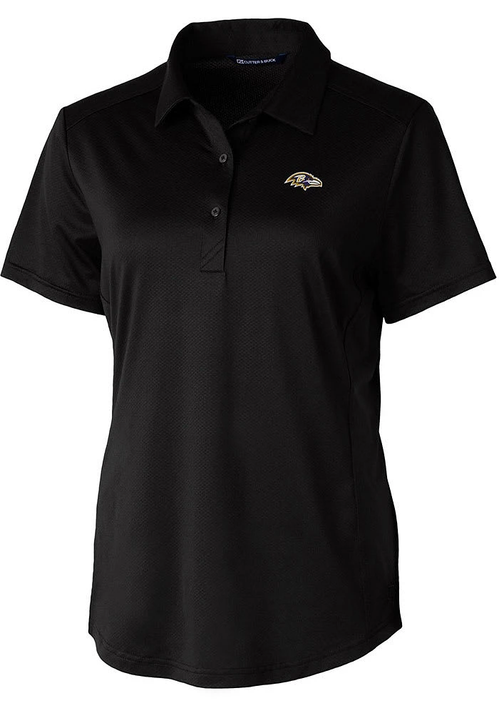 Cutter and Buck Baltimore Ravens Womens Prospect Short Sleeve Polo Shirt