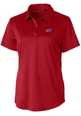 Cutter and Buck Buffalo Bills Womens Cardinal Prospect Short Sleeve Polo Shirt