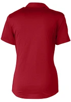 Cutter and Buck Buffalo Bills Womens Cardinal Prospect Short Sleeve Polo Shirt
