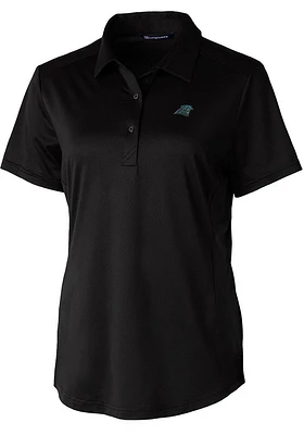 Cutter and Buck Carolina Panthers Womens Prospect Short Sleeve Polo Shirt