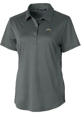 Cutter and Buck Los Angeles Chargers Womens Prospect Short Sleeve Polo Shirt