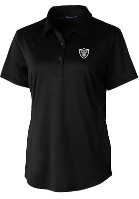 Cutter and Buck Las Vegas Raiders Womens Prospect Short Sleeve Polo Shirt