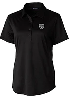 Cutter and Buck Las Vegas Raiders Womens Prospect Short Sleeve Polo Shirt