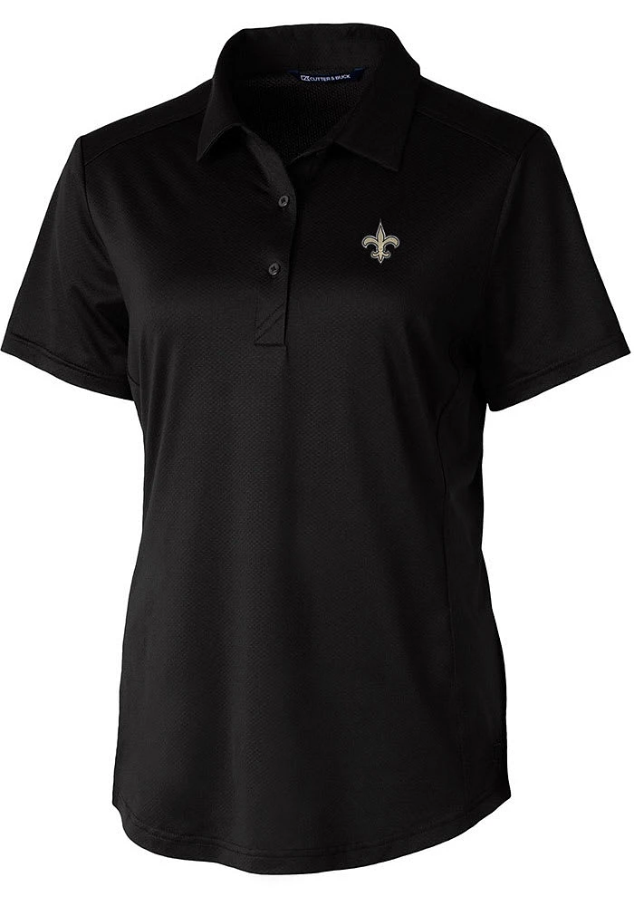 Cutter and Buck New Orleans Saints Womens Prospect Short Sleeve Polo Shirt