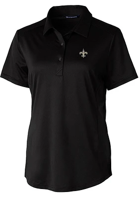 Cutter and Buck New Orleans Saints Womens Prospect Short Sleeve Polo Shirt