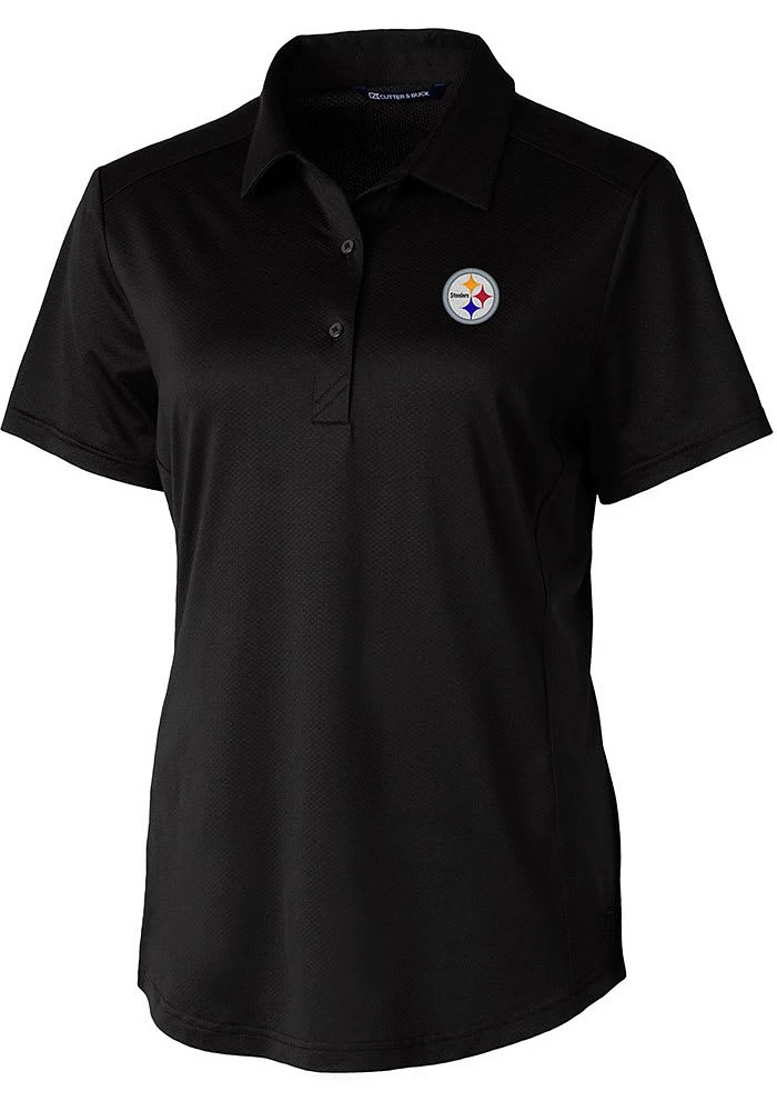 Cutter and Buck Pittsburgh Steelers Womens Prospect Short Sleeve Polo Shirt