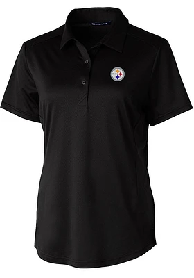 Cutter and Buck Pittsburgh Steelers Womens Prospect Short Sleeve Polo Shirt