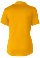Cutter and Buck Pittsburgh Steelers Womens Gold Prospect Short Sleeve Polo Shirt