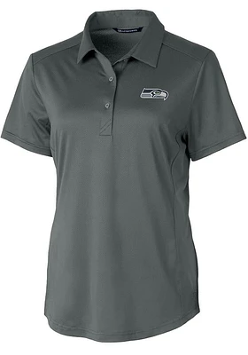 Cutter and Buck Seattle Seahawks Womens Prospect Short Sleeve Polo Shirt