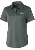 Cutter and Buck Seattle Seahawks Womens Prospect Short Sleeve Polo Shirt