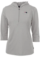 Cutter and Buck New England Patriots Womens Virtue Eco Pique Hooded Sweatshirt