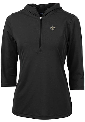 Cutter and Buck New Orleans Saints Womens Virtue Eco Pique Hooded Sweatshirt